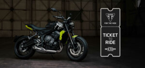 Triumph Launches 'Ticket to Ride' discount scheme for new riders.